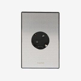 나노 AL 아트2 블랙 1구 콘센트
