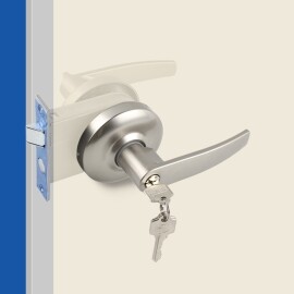 두꺼운 방화문 손잡이 45~60mm용