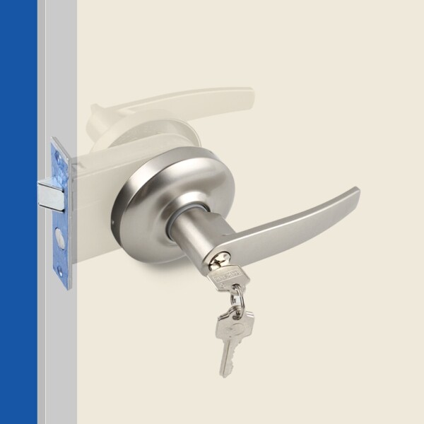 두꺼운 방화문 손잡이 45~60mm용